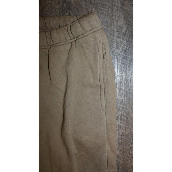 Mate The Label Organic Fleece Relaxed Pocket Jogger Sweatpants TAN NWOT SZ S - Picture 5 of 5